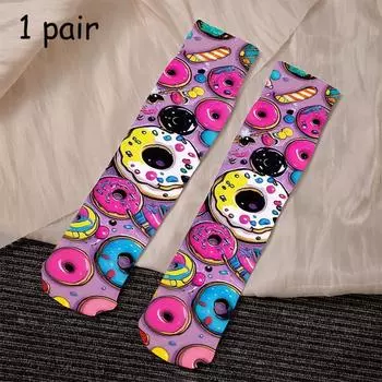 Смешные носки с животными, носки с кошками и собаками для мужчин, женщин и подростков, рождественские подарки для взрослых женщин и мужчин, подарки с изображением белого слона US 7-11