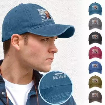 Смешные Шляпы Фото Никогда Не Сдавайся Шляпы Ретро Шляпы One Size чёрный