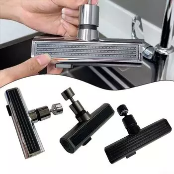 Смеситель 18*10*5 см, поворотный на 180°, 1 шт., аксессуары, фитинги серебряный