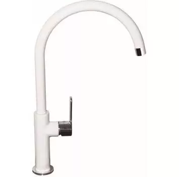Смеситель Alveus Arc 80 белый 1128933
