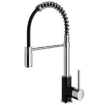 Смеситель Alveus Helix Glossy Black + хром (2099006)