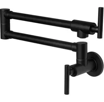 Смеситель BERG POT FILLER черный mat 830135B