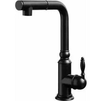 Смеситель BERG RETRO WWP черный mat 830157B