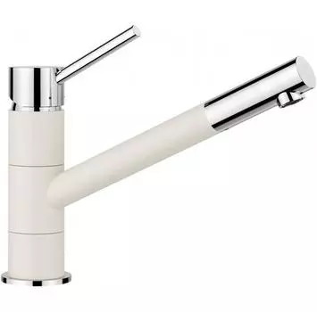 Смеситель Blanco Kano Silgranit-Look белый/хром 526951