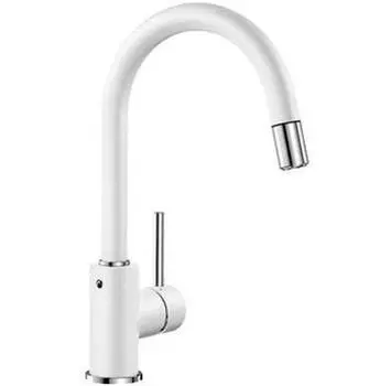 Смеситель Blanco Mida-S Silgranit-Look белый (521457)