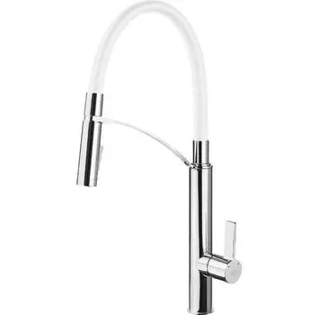 Смеситель Deante Gerbera хром/белый BGB_W720