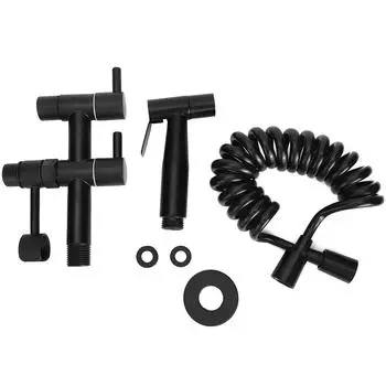 Смеситель для бассейна из нержавеющей стали G1/2 дюйма 1?Вход 2?Аксессуар для набора для водопроводного крана Outlet Water Tap, черный