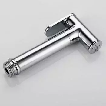 Смеситель для биде из цельной латуни черного цвета, смеситель для биде, туалета, гигиенический душ, чистый мусульманский душ, переносной распылитель для биде чёрный