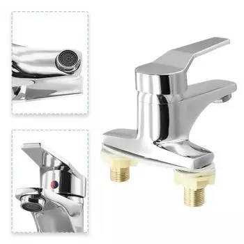 Смеситель для душа из цинкового сплава, смеситель для горячей и холодной воды, настенный, с одной ручкой