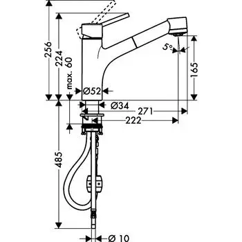 Смеситель для кухни Hansgrohe 32 841 000