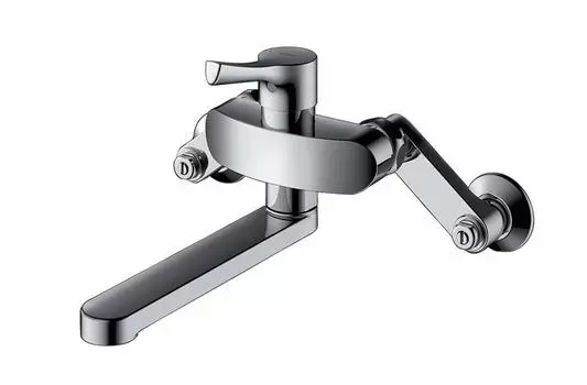 Смеситель для кухни TOTO TKS05315J с изливом 170 мм серебряный