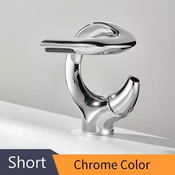 Смеситель для раковины Латунный смеситель для ванной Смеситель Черный/Золотой Смеситель для умывальника Однорычажный Горячий и холодный Смеситель для умывальника 855980