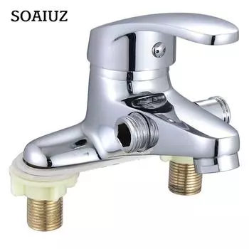 Смеситель для раковины с боковым открытием, 2-ходовой, с медной керамической катушкой, для горячей и холодной воды