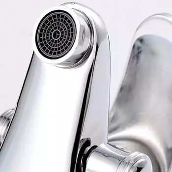 Смеситель для раковины с боковым открытием, 2-ходовой, с медной керамической катушкой, для горячей и холодной воды