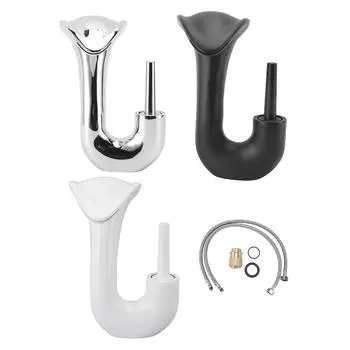 Смеситель для раковины с водопадом, медный современный смеситель для горячей и холодной воды, смеситель для ванной комнаты, туалета Black