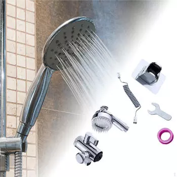 Смеситель для раковины, шланг, распылитель, держатель для душа, универсальный ручной адаптер и холодный для