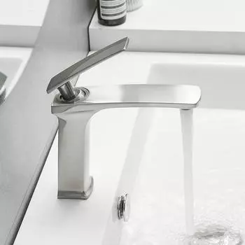 Смеситель для раковины, смеситель для ванной комнаты, однорычажный кран с отверстием, черный, смеситель для раковины, винтажный смеситель для горячей и холодной воды, кран 855908