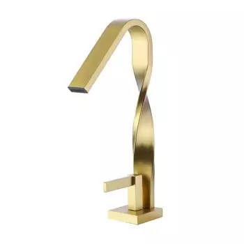 Смеситель для раковины Tuqiu, монтируемый на бортик, черный, с горячей и холодной водой, хромированный, уникальный дизайн, смеситель для раковины, материал латунь чёрный