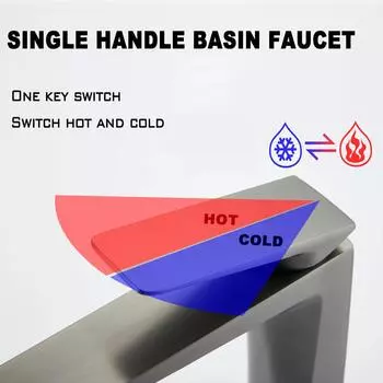 Смеситель для раковины в ванной комнате с креплением на бортике из латуни, горячая и холодная вода, черный матовый золотой, золотистый, бронзовый, однорычажный Bagnolux