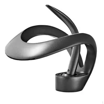 Смеситель для раковины в ванной комнате, смеситель для холодной и холодной воды, простая установка, водопад, одна ручка серый