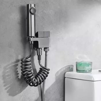 Смеситель для унитаза, биде, медный ручной распылитель для унитаза, набор распылителей высокого давления, гигиенический душ, аксессуары для чистки ванной комнаты G1/2