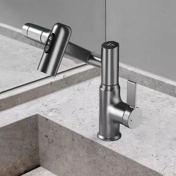 Смеситель для ванной комнаты, 3 режима воды, аксессуары, керамический сердечник клапана, простая установка, распылитель для кухни black