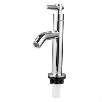 Смеситель для ванной комнаты с холодной водой, простая установка, простая однорычажная ванна, раковина для автофургона Knob