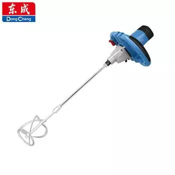 Смеситель Dongcheng Q1U-FF08-160 с рулевым колесом, плавный пуск, смеситель для шпатлевки, цемента и краски Q1U-FF08-160