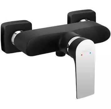 Смеситель Ferro Algeo Square Zicco Черный Хром BAQ7BLC
