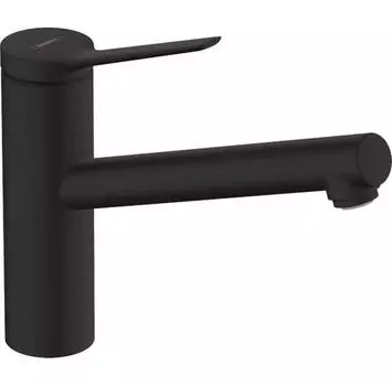 Смеситель HANSGROHE M33 150 1jet черный mat (74802670)