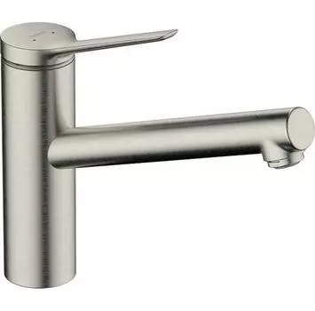 Смеситель HANSGROHE M33 150 1jet сталь (74802800)