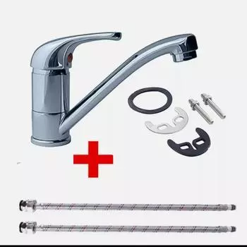 Смеситель-караван, хромированный длинный излив - для дома на колесах без микропереключателя, для кемпера tap как