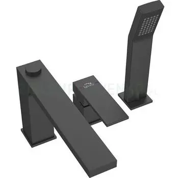 Смеситель Laveo Kvadrato черный (BLQ713D)