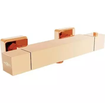 Смеситель Mexen Cube Розовое Золото 77200-60