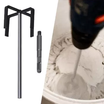 Смесительная лопатка с квадратной ручкой, многоцелевой ручной миксер для грязи и краски, инструмент для перемешивания