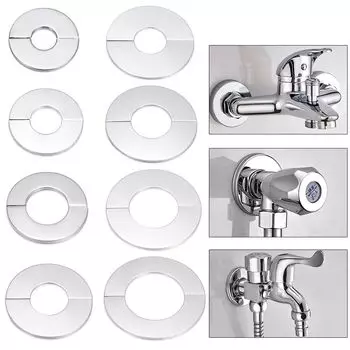 Смесительный клапан, настенные покрытия для труб, аксессуары для ванной комнаты, декоративная крышка для крана, аксессуары для смесителя 65x34mm