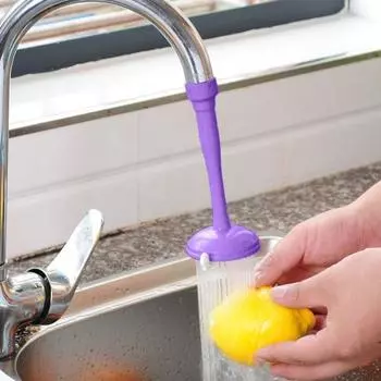 Смеситель Режимы насадки для душа Регулируемая ручная очистка лица Овощи Фрукты Экономия воды Экономия воды Брызгозащищенный смеситель для ванной комнаты Кухонная раковина Фильтр Распылитель Расширитель S фиолетовый