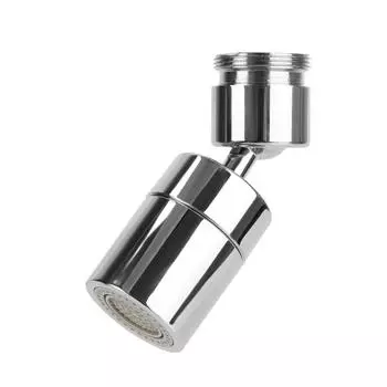 Смеситель с вращающейся насадкой 720 °, экономия воды, универсальный смеситель для ванны, брызгозащищенный поворотный кухонный смеситель из нержавеющей стали Dual outlet