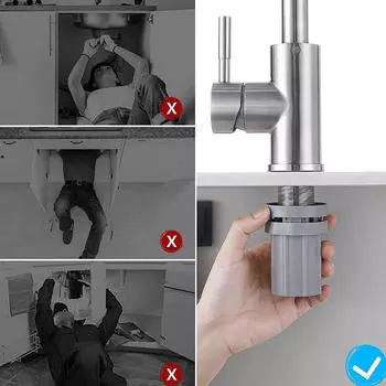 Смеситель Соединительная Гайка Хвостовики Фиксирующий Аксессуар, Запасная Ремонтная Деталь Кухонная Раковина Быстрый
