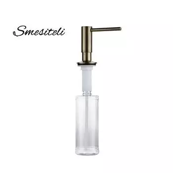 Smesiteli Antique Bronze Finish Kitchen Soap Dispenser Bathroom Detergent Dispenser for Liquid Soap Lotion Dispensers Tools бронзовый