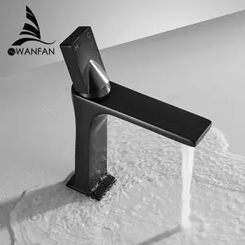 Смесители для раковины, элегантный смеситель для ванной комнаты, смеситель для раковины с горячей и холодной водой, белая отделка, латунный кран для унитаза, водопроводный кран 855809W