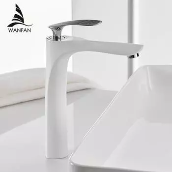 Смесители для раковины, белый цвет, смеситель для раковины, кран для ванной комнаты, горячая и холодная вода, хромированная отделка, латунный кран для унитаза, золотой 228