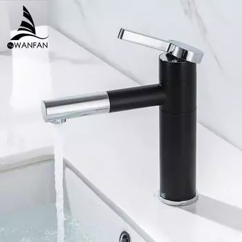 Смесители для раковины, латунный смеситель для ванной комнаты, смеситель для раковины, поворотный излив, монтируемый на бортике, хромированный цветной смеситель для раковины 701AL