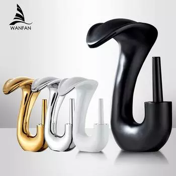 Смесители для раковины, матовый черный, современный смеситель для ванной комнаты, латунный смеситель для раковины, однорычажный, одно отверстие, элегантный кран 855962