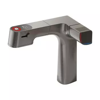 Смесители для ванной комнаты, выдвижной фильтр для воды, смеситель для раковины, смеситель для раковины, изысканный светодиодный смеситель для температуры, латунный кран, кран Brass белый