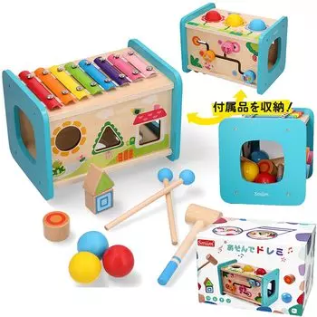 Smiim и безопасность краски Образовательный день рождения Katahame 1 год 2 года 3 года 4 года 5 лет детский музыкальный молоток музыка популярный [Материалы испытаны] игрушки,