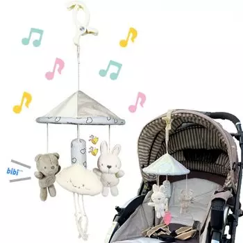 Smiim Игрушка для коляски Веселое детское сиденье для автомобиля Погремушка для малышей Игрушка для малышей Подарок на день рождения Дети 0 лет 1 год 2 года (животное)