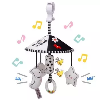 Smiim Stroller Merry Bed Merry Child Seat Car Toy Rattle Rattle Baby Toy Baby Gift Birthday Present (Merry)