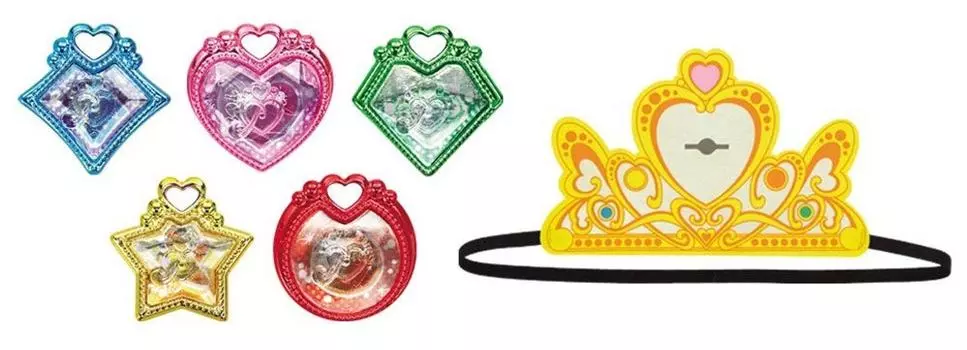 Smile Cure De Collection Набор декора Rainbow Cure [Bandai] PreCure!