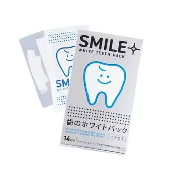 Smile Plus Whitening Sheet Easy Whitening Whitening Sheet Easy Easy Cheap Yellowing Teeth Brushing Present Self Home
